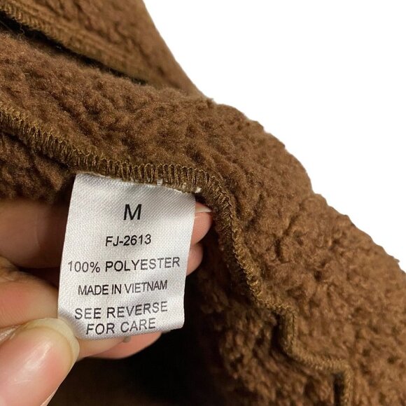 Zenana Outfitters Women's Teddy Long Line Sleeveless Hooded Cardigan - Picture 5 of 7